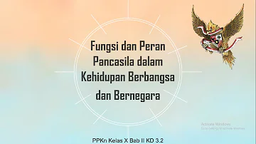 Bagaimana peran Pancasila bagi bangsa Indonesia?