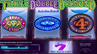 $10 Spins Triple Double Diamond and $5 Spins Double 4 Times Pay Classic Slots