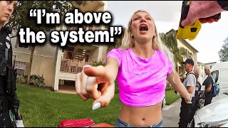 Celebrity When Out-of-Control Psycho Karen Teens Think They're Untouchable | Karen Arrested #298 Profile