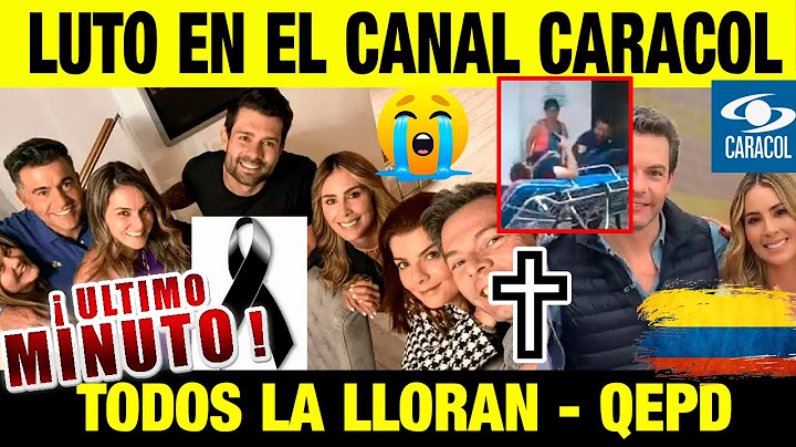 🔴 ULTIMA HORA ! PRESENTADORA COLOMBIANA CANAL CARACOL DE LUTO HOY, LUTO CANAL CARACOL