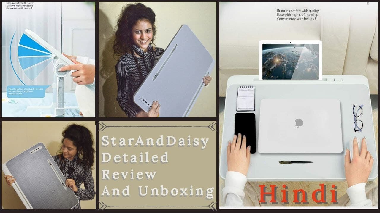 StarandDaisy Laptop Table Adjustable Bed Table. Laptop Table with USB