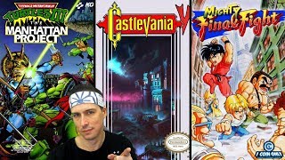 Teenage Mutant Ninja Turtles: Manhattan Project + Castlevania V: Legacy + Mighty Final Fight (NES)