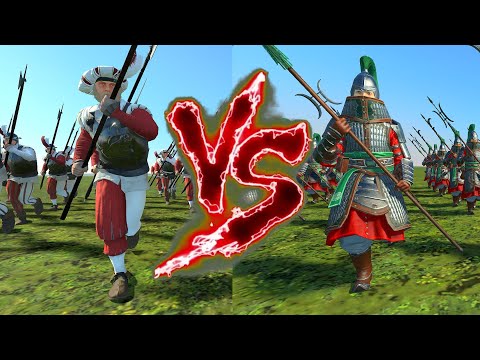 Halberdiers VS Jade Warriors (Halberds). Total War Warhammer 3