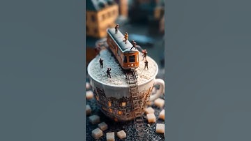 Little people life - urban lifeImage : midjourneyVideo :kling#ai #aiart #miniature #aireels #aivideo