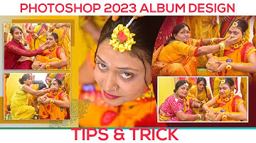 Album sheet K-01 Design | Photoshop 2023 Album Design trick | Album Design Kaise Karen