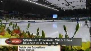 2000 Worlds - Mens SP Final Group Warm Up