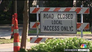 Drainage project leaves roads closed along Mockingbird Lane in Dallas | NBCDFW