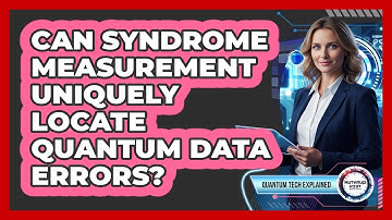 Can Syndrome Measurement Uniquely Locate Quantum Data Errors?