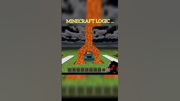 MINECRAFT LOGIC IS BEYOND OUR THINKING...|| MINECRAFT|| RKON #minecraft #mcpe #gaming #logic