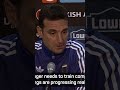 Scaloni hints at Messi minutes in pre-World Cup friendlies#messi #worldcup