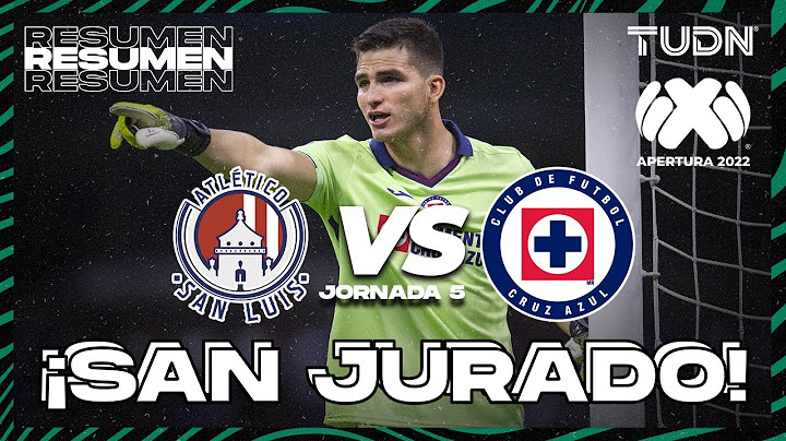 Resumen | Atl San Luis vs Cruz Azul | Liga Mx Apertura 22 -J5 | TUDN