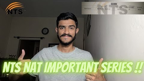 NTS NAT 2025  || How to Prepare NTS NAT test? || Tips to solve Nts