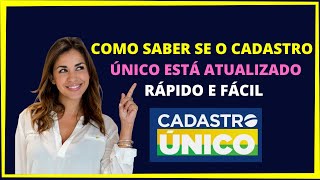 Como saber se o cadunico está atualizado Como saber se o cadunico está atualizado