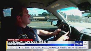 VIDEO: Alabama State Troopers see increase in deadly crashes where drivers weren't wearing seat belt