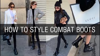 HOW TO STYLE COMBAT BOOTS FALL WINTER 2020  22 Outfit ideas