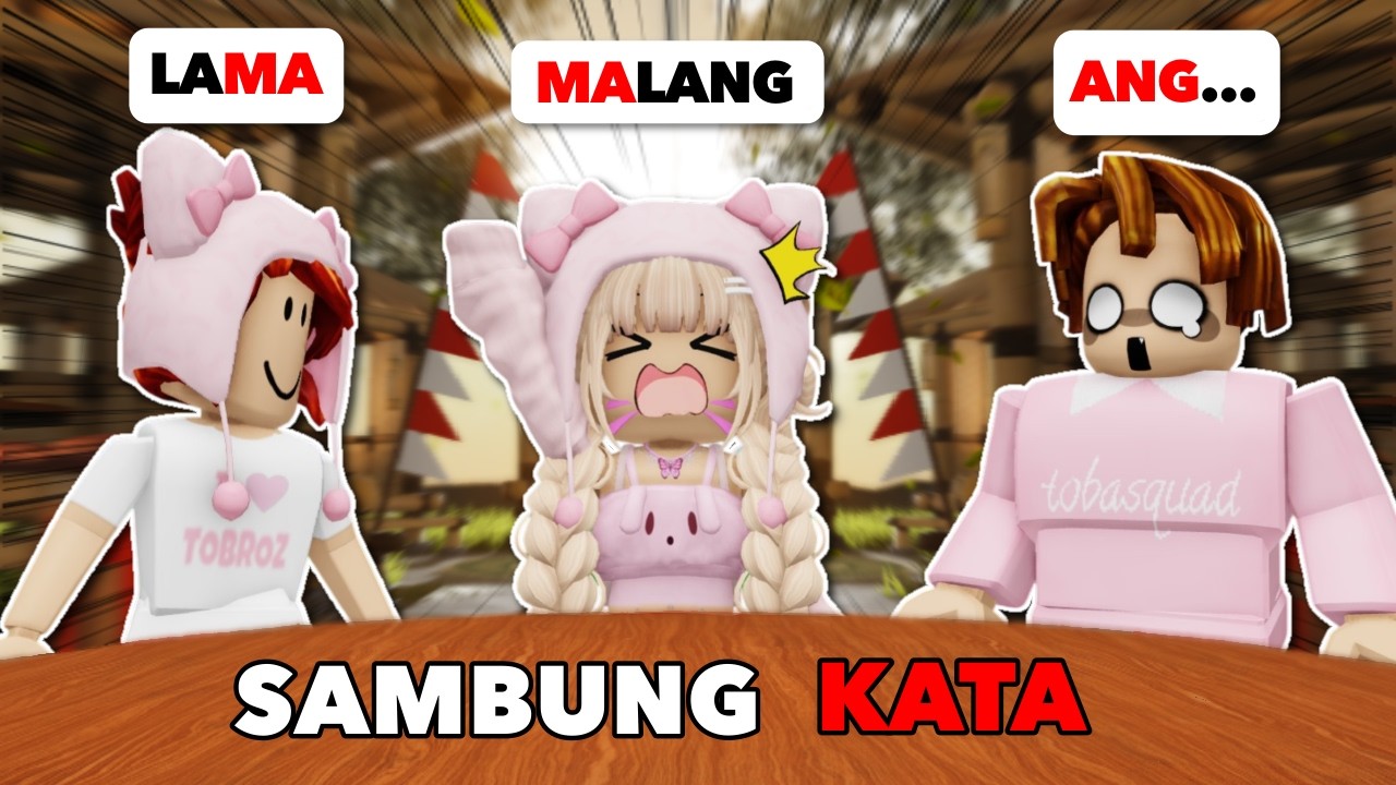 NGABUBURIT SAMBIL MAIN SAMBUNG KATA BERSAMA VIEWERS‼️🥳 | Roblox Indonesia