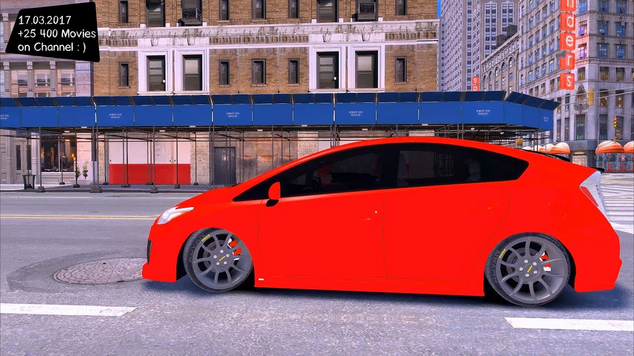 11 Toyota Prius Iii Gta Iv Tuning 4k 60fps Gtx 1080 Review Youtube
