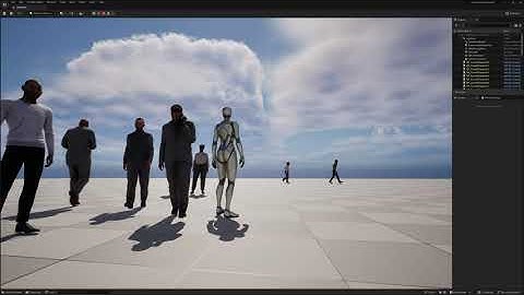 Unreal Engine 5.3 - Tutorial How to Setup City Sample Crowds - different Animations & Accessory - 4K