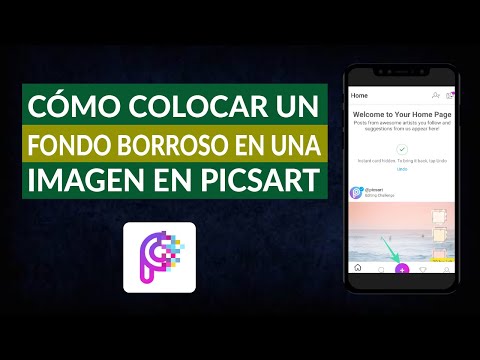 Cómo Hacer un Efecto o Fondo de una Imagen Borroso en Picsart - Fácil y Rápido