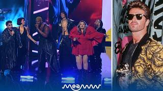 Download lagu George Michael Tribute Leaves VMAs in Tears as Sombr, Teddy Swims, RAYE & Adam Lambert Honor Him