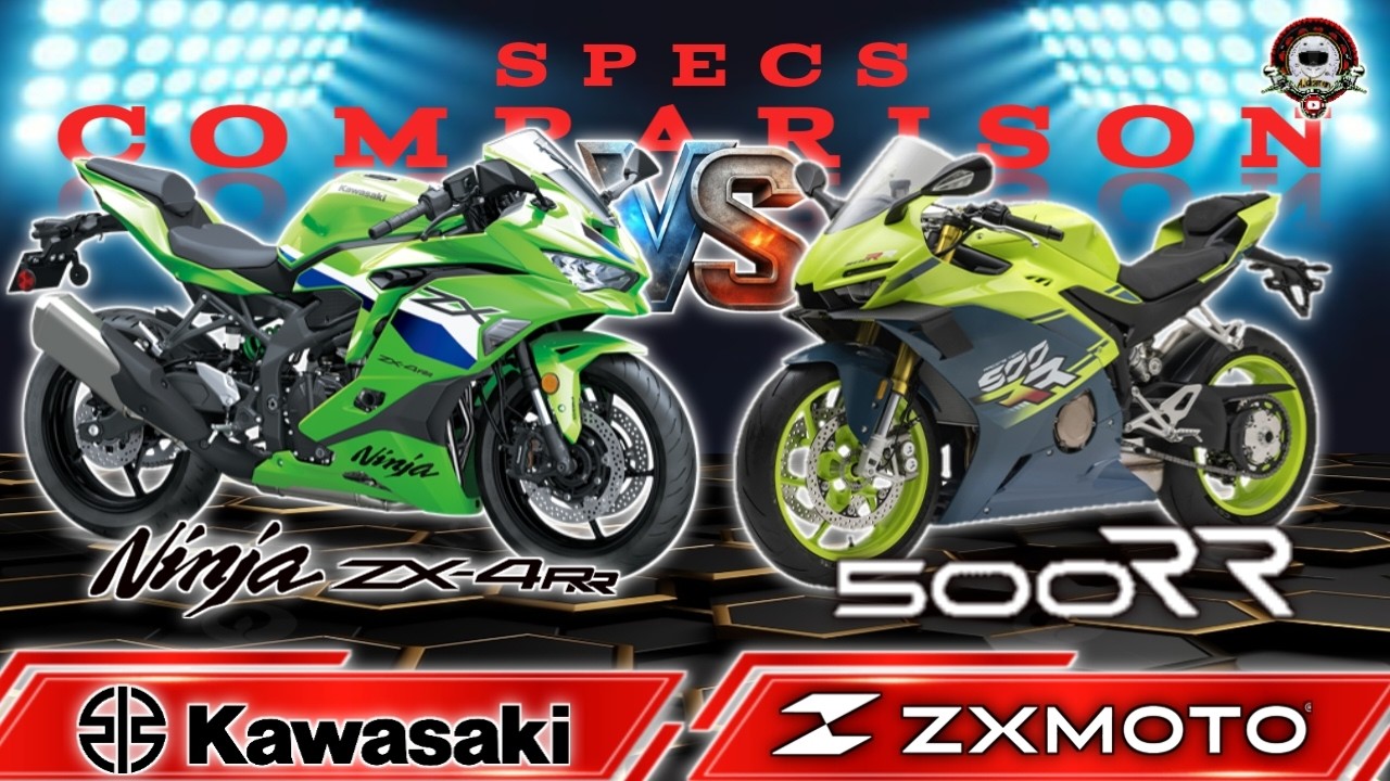 rrrページ KAWASAKI NINJA ZX-4RR vs ZXMOTO 500RR SPECS COMPARISON - YouTube
