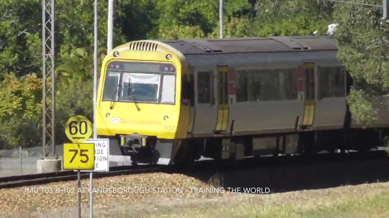 ICE train Nambour & Landsborough station trains & walkthrough electric trains sets