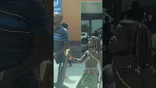 Ovimbundu Kids Selling African Made Items In Namibia