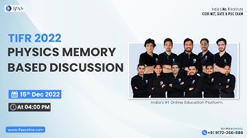 𝐏𝐡𝐲𝐬𝐢𝐜𝐬 𝐌𝐞𝐦𝐨𝐫𝐲 𝐁𝐚𝐬𝐞𝐝 𝐃𝐢𝐬𝐜𝐮𝐬𝐬𝐢𝐨𝐧 | 𝐓𝐈𝐅𝐑 𝟐𝟎𝟐𝟐 | 𝐈𝐈𝐓 𝐉𝐀𝐌 𝐏𝐡𝐲𝐬𝐢𝐜𝐬 | 𝐈𝐅𝐀𝐒