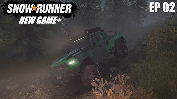 Snowrunner New Game+ EP02 - Scouting in a $400k 1k hp daily driver