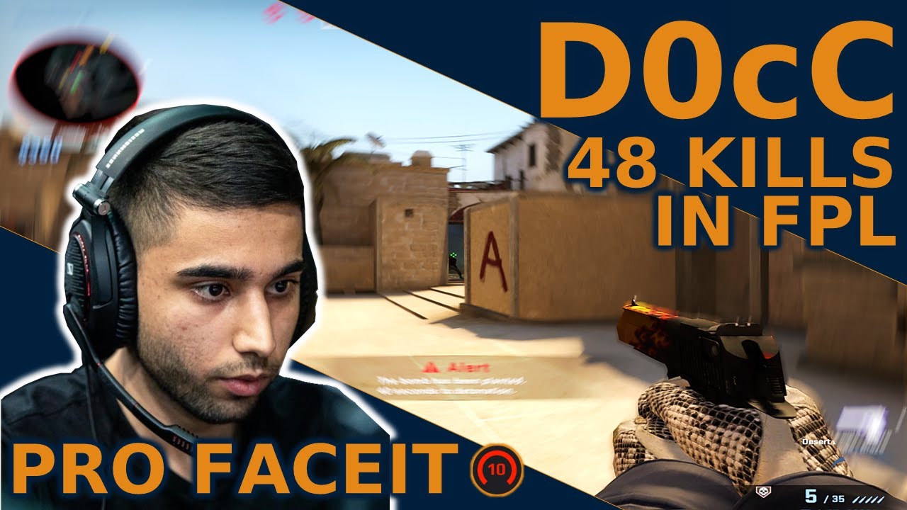 D0cC HIGHLIGHTS ONLY🔥 (48/22) - PRO FACEIT FPL - CSGO POV Highlights ...