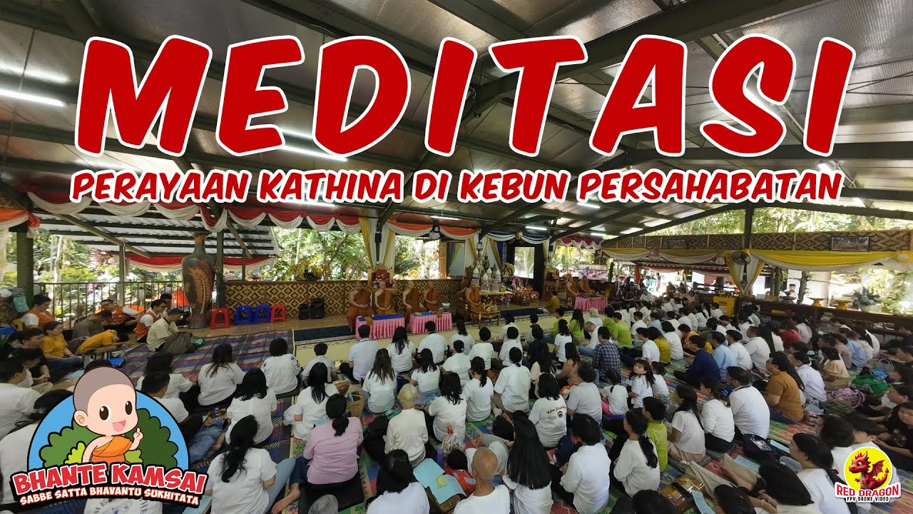 Meditasi pada Perayaan Kathina di Kebun Persahabatan Purwakarta  9 Nov 2025