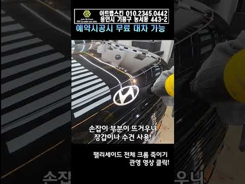 팰리세이드 전면 엠블럼 쉽게 교체하기 #팰리세이드  #팰리세이드lx3  #엠블럼교체