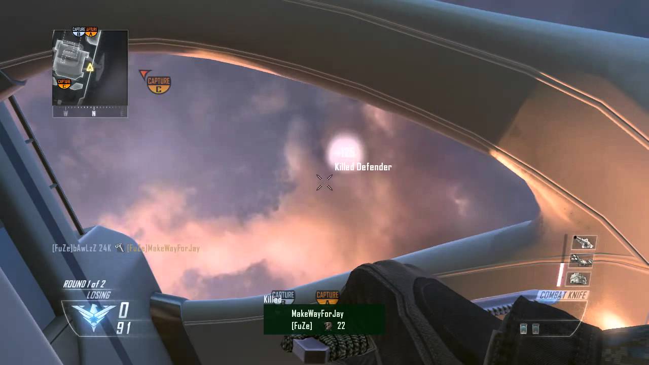 Black Ops 2: Cross Map Tomahawk Spots: Hijacked (Custom Games)