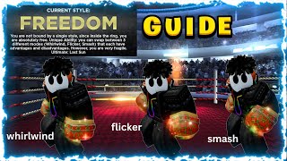 HOW TO USE THE FREEDOM STYLE!!! | Freedom Guide | (Untitled Boxing Game)