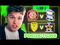 LEAGUE ONE Predictions!