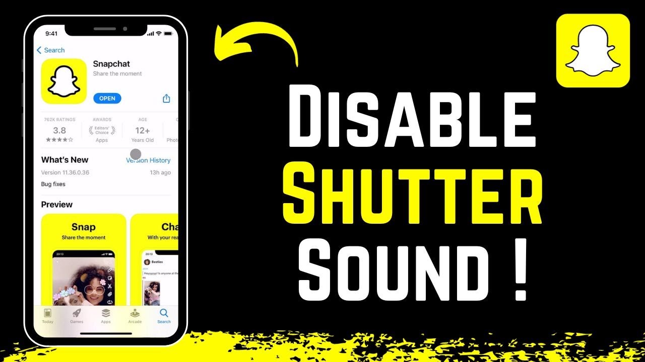 How To Disable Shutter Sound On Snapchat !