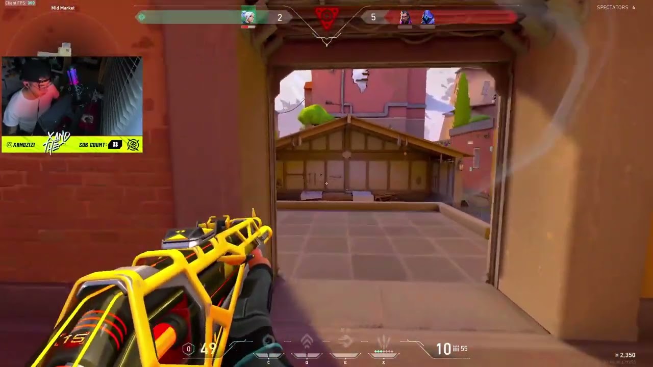 1v5 DO XANDFPS - CORTANDO VALORANT