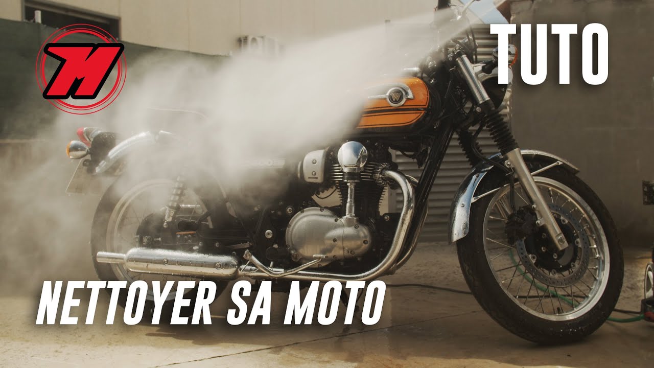 Comment laver, nettoyer sa moto en station de lavage ?