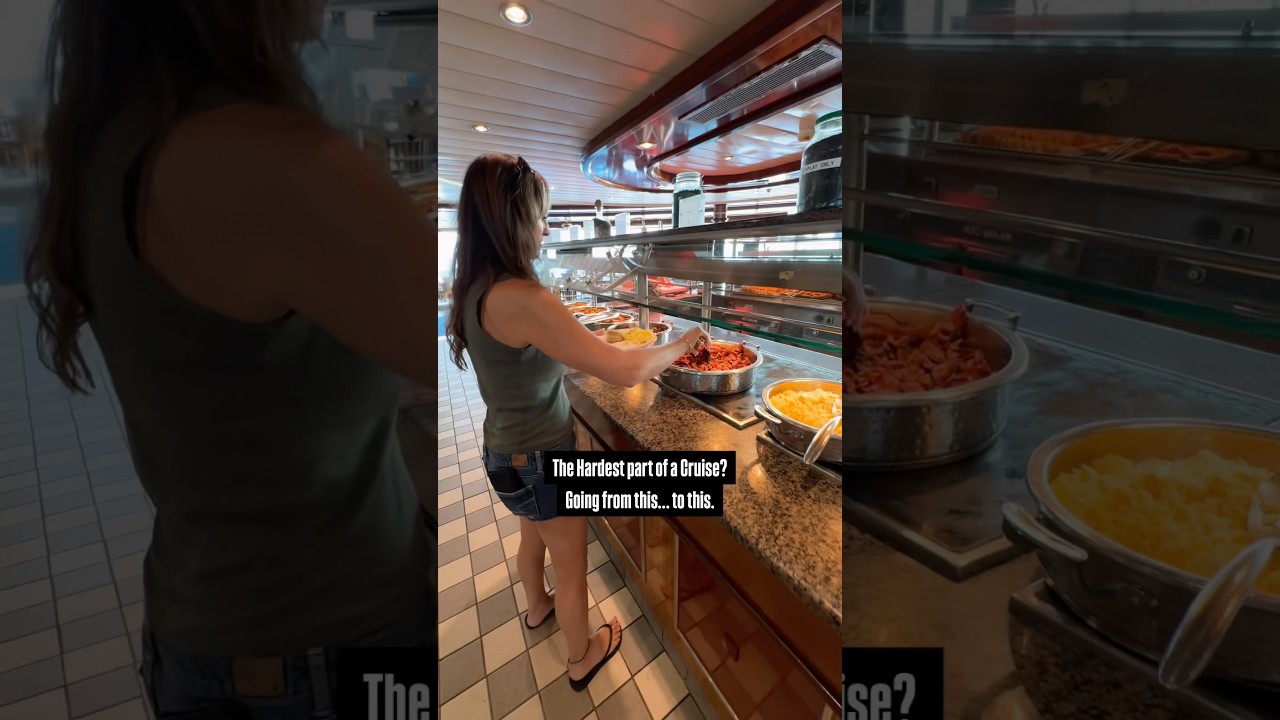 The HARDEST thing about going on a cruise!