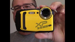 Fuji Finepix XP140 rugged digital camera video test and initial review, Part 1