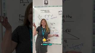 Pythagorean Theorem! Find the hypotenuse and a leg! #mathematics #geometry #pythagorean #hypotenuse