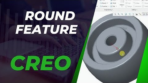 How to multiple round edges in creo 7 tutorial