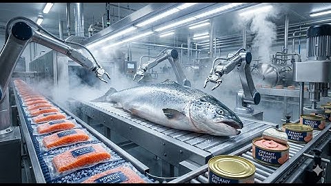 Inside a Salmon Factory: From Fresh Ocean Catch to Sashimi & Pate (Full Process)
