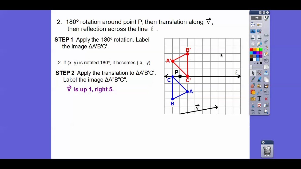 Sequences of Transformations - Module 25.25 In Geometry Transformation Composition Worksheet Answers