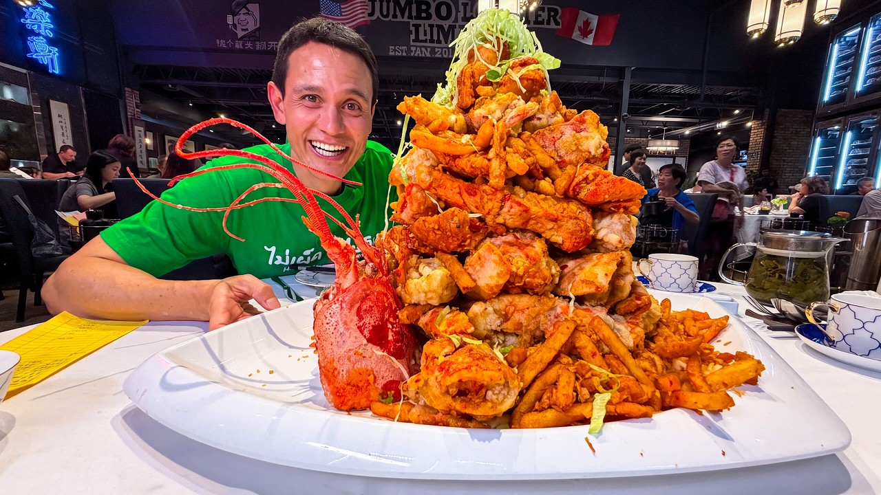 Mt. Everest LOBSTER TOWER!! Toronto’s Most Insane Seafood