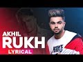 Rukh (Lyrical) | Akhil | BOB | Sukh Sanghera | Latest Punjabi Song 2019 | Speed Records