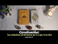 🗣️💞 CANALIZACIÓN: Sus verdaderos sentimientos por ti y que no te dice 💘 TAROT INTERACTIVO