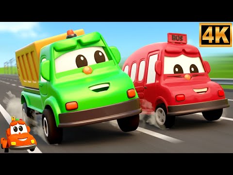 Wheels On The Bus In Hindi, बस का चक्का घूमे गोल, Hector The Tractor Hindi Vehicle Rhymes for Kids