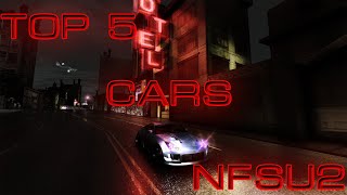 TOP 5 CARS NFSU2
