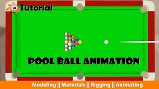 Pool Ball Animation || Blender 2.8 || Rigid Body Physics